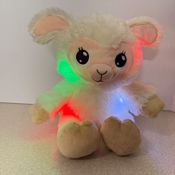 Lullabrites Musical Light-Up Plush Lamb Toy Jay At Play Nursery Music 10" - Picture 13 of 16